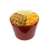 Signature Popcorn - 2-Gallon Solid Red Holiday Reusable Metal Tin