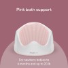Angelcare Pink Baby Bath Support for Newborns Ergonomic Safe Secure