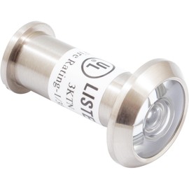 UL-Rated Door Viewer, 180 Degrees, 1/2" Bore Hole, Adjusts from 1-3/8" to 2-1/8", Satin Nickel by Stone Harbor Hardware