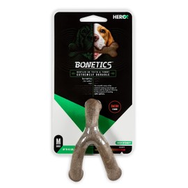 Hero Bonetics Wishbone, for Medium Dogs up to 45 Lbs, Bacon Flavor
