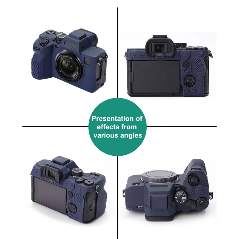 Digital Camera Case for Sony A7 IV,Anti-Scratch Soft Silicone Protective