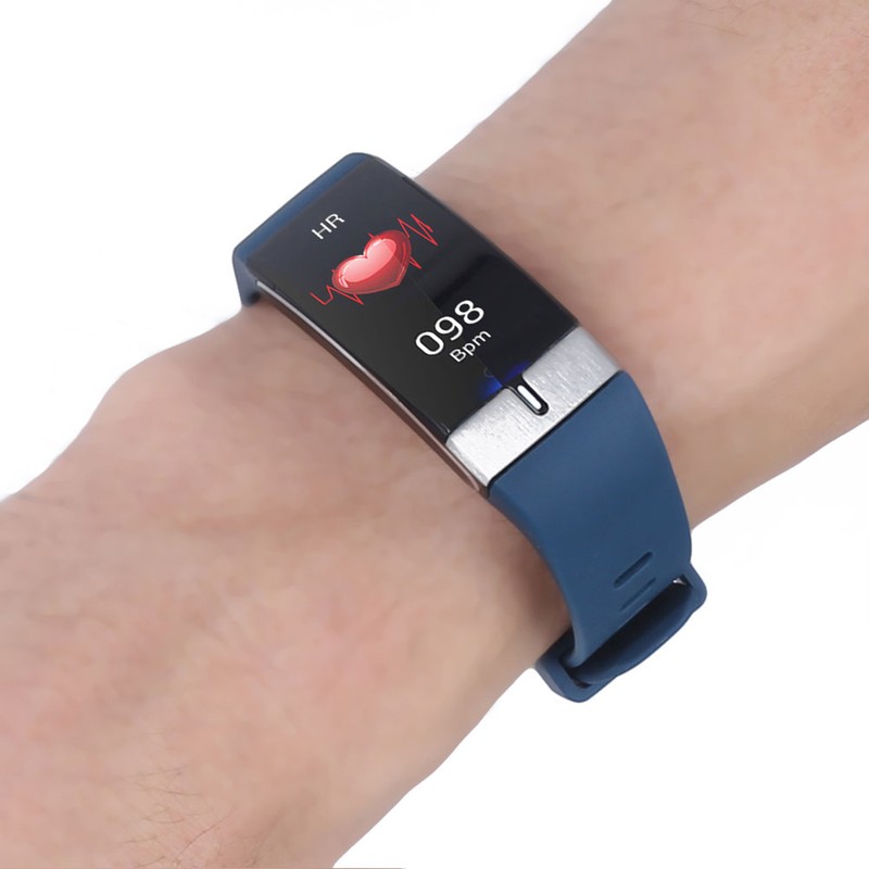 E88 Smart Sports Bracelet Healthy Step Count Multifunction Electrocardio Temperature