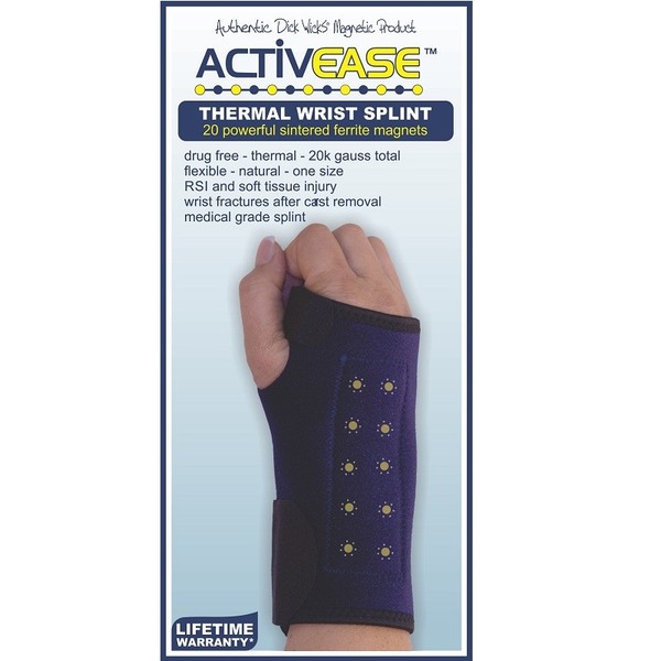 Dick Wicks Activease Thermal Magnetic Wrist Splint (Left)