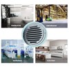 6'' Stainless Steel Air Vents, Round Louver Grille Vent Cover