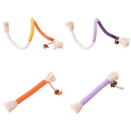 YSDYY 4 Pieces Of Pet Chewing Ropes, Cat Toys, Pet Indoor Toys, Pet Interactive Toys, Pet Supplies
