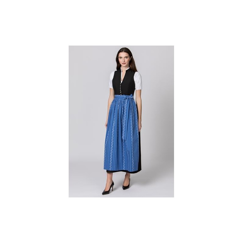 Stockerpoint Women's Schürze SC-195 Dirndlschürzen, Blue (Royale), 4