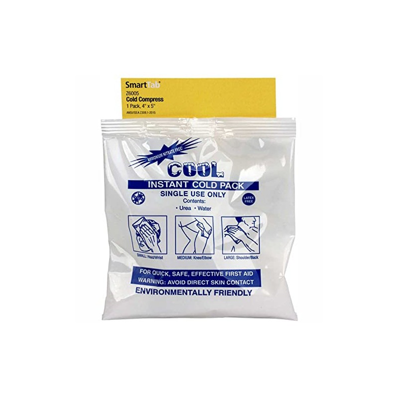 First Aid Only Z6005 Instant Cold Compress, 4 x 5,