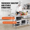 VEVOR Stainless Steel Prep Table, 24 x 60 x 34