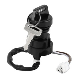 JAVIK Ignition Key Switch Fit for Kawasaki KFX700 2004-2011 Prairie 650 700 2002-2003 Brute Force 650 4x4 KVF650 2005-2013, OEM# 27005-1267 27005-1230