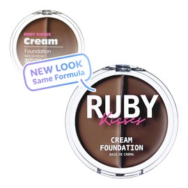 Ruby Kisses 3D Face Creator Cream Foundation & Concealer, 12 Hours Long Lasting, Medium to Full Coverage, Non-Greasy, Ideal for Makeup & Contour Palette (Level 16)