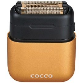 COCCO IMPACTO Shaver, Hygienic Gold Foil Triple Blade, Gold, Wet & Dry Use, Magnetic Replaceable Head, Intelligent Accelerator, 90 Min Run Time
