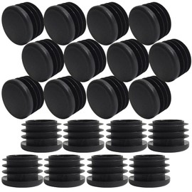 Silver & Style Pipe End Caps Pipe End Cover Caps Pipe Insert Caps Protector (25mm Inner Diameter 24mm 20pcs)