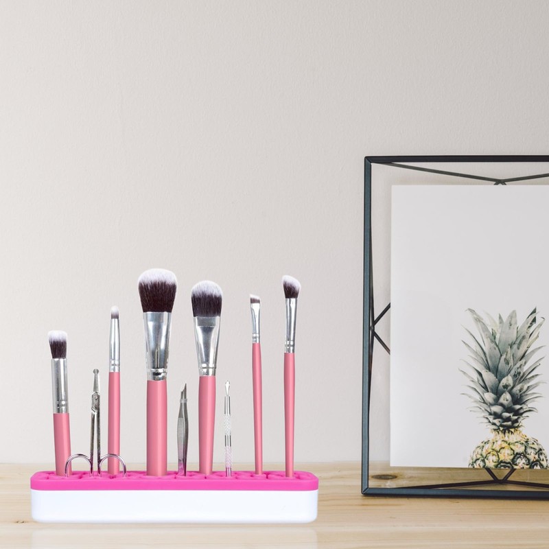 TANG SONG 1 PC Rectangle Silicone Make up Brush Holder