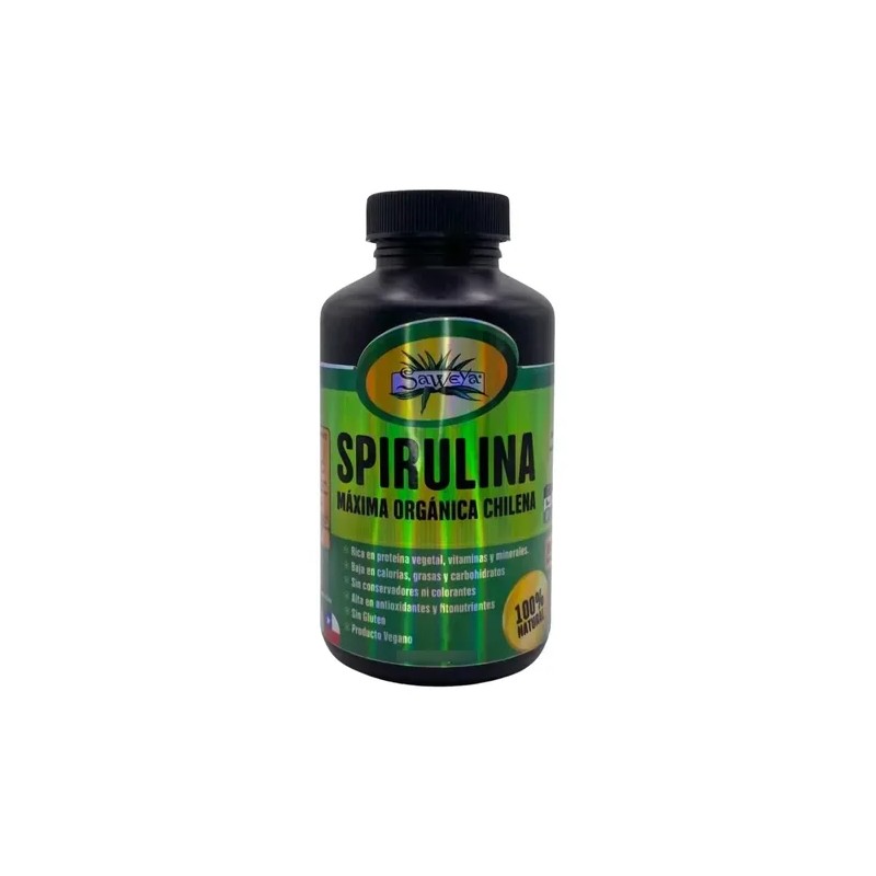 3 Pack Spirulina Máxima Orgánica Chilena 300tabs 150gr Cu.