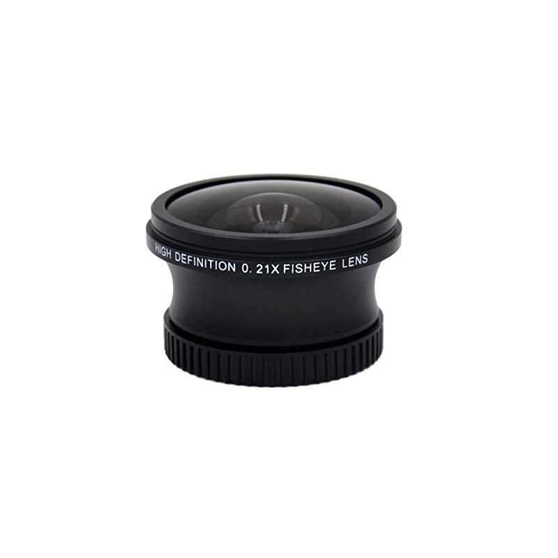 Extreme-Fish-Eye Lens (0.21x) for Sony DCR-DVD308 + New West Micro