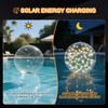 2 Packs 120LEDs Floating Pool Lights Solar Powered, IP68 Waterproof