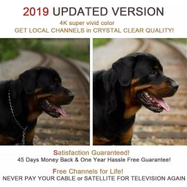 Fosmon 450 Miles TV ANTENNA BOOSTER SIGNAL AMPLIFIER 25DB HDTV AMP US SHIPS 13ft cable