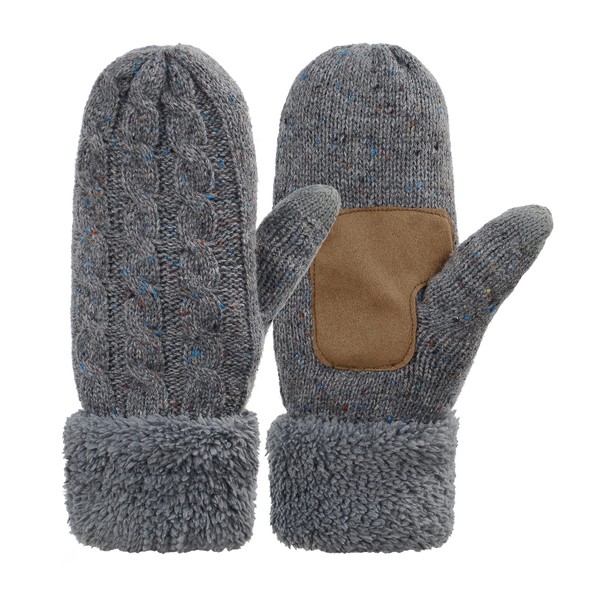 Zando Womens Winter Gloves Mittens Warm Lining Knit Mittens Thick