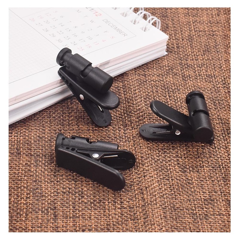Earphone Clip (2 Pack) Black Earphone Clip Cable Clip Clip