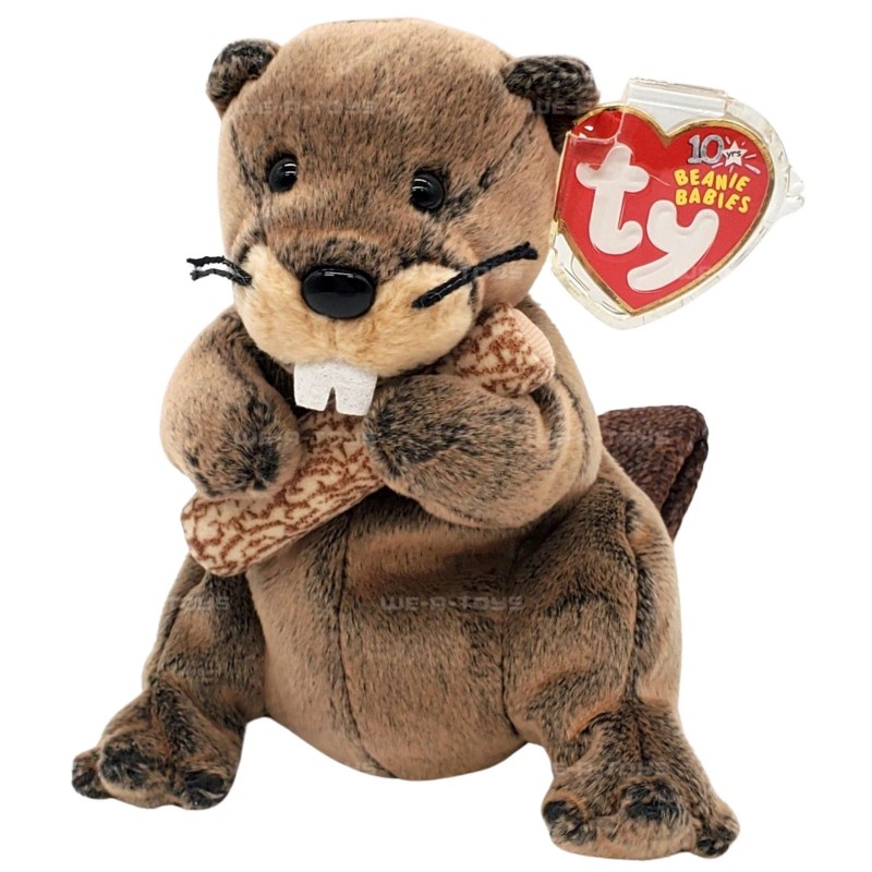 Ty Beanie Babies Lumberjack the Beaver Plush 2003