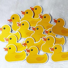 15 Duck Magnets Cruise Door Decoration, Cruising Ducks Carnival Custom Vacation Keepsake Fridge Office Locker Yellow