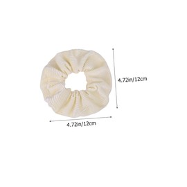 Mikinona 4pcs Elastic Corduroy Hair Ties Girls Women Hairbands Hair Scrunchies Ponytail Holders