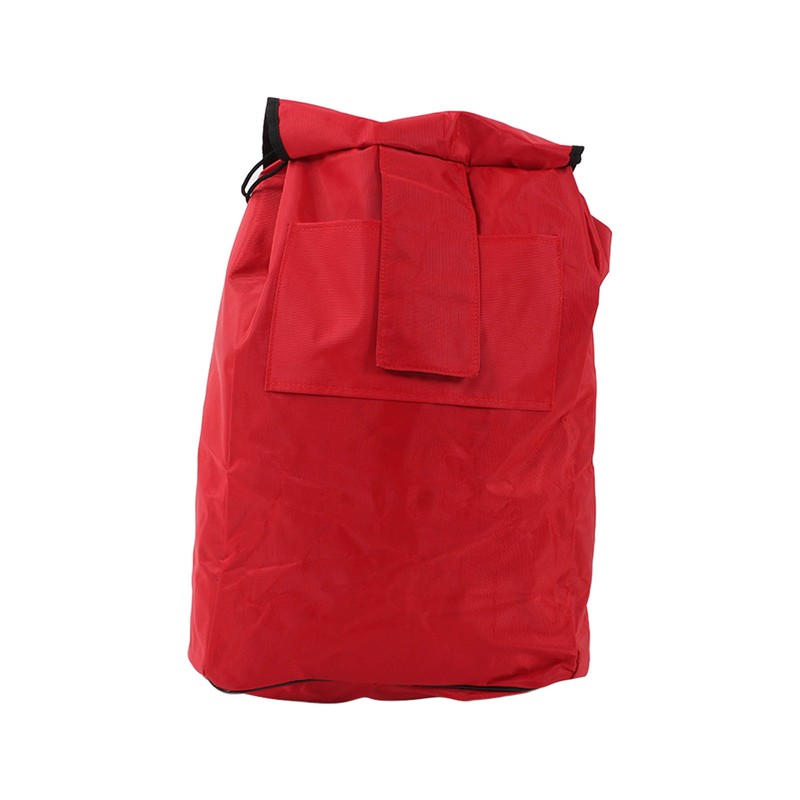 Red Folding Shopping Bag Waterproof Trolley Cart Handle Bag Reusable