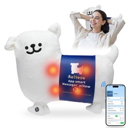 KGV Puppy Back and Neck Massager with 3-Speed Control, Heating, Timed Shut-Off, and App Control – – Ideal Gift for Lover and Family