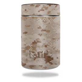 MightySkins Skin Compatible With RTIC Can (2016) wrap cover sticker skins Desert Camo