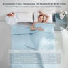 Elegear Cooling Comforter King Absorbs Body Heat to Keep Cool,