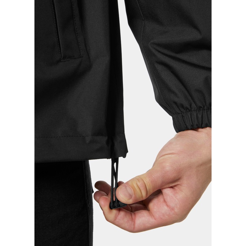 Helly-Hansen Men's Vancouver Rain Jacket, 990 Black, X-Large