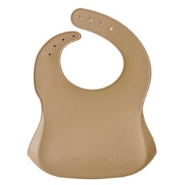 Denver James Silicone Feeding Bibs | Dishwasher Safe. Waterproof. Adjustable.