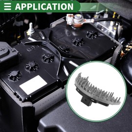 Motoforti HVAC Blower Motor Resistor Heater Blower Resistor for Volvo FM9 Metal and Plastic NO.20853484 Black and Silver