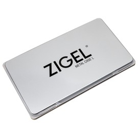 Metal Case Stamp Pad Large Size, Orange Color - Size: 3" x 6" - Choose from 15 Ink Colors