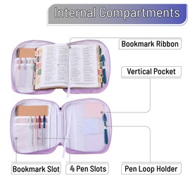 Mr. Pen- Bible Case, Petal Harmony, Bible Covers for Women, Bible Cover, Bible Bag, Bible Covers for Girls, Bible Carrying Case for Women, Bible Holder Case for Women, Kids Bible Cover, Bible Carrier