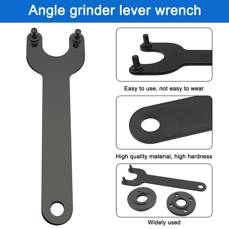 3 Pcs Angle Grinder Nut Angle Grinder Wrench Kit, 5/8-11