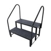 Silscvtt Steps Outdoor Stairs 2 Step RV Steps with 2