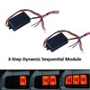 MACHSWON 3-Step Sequential Flow Semi Dynamic Chase Flash Tail Light