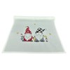texpot Table Runner 40 x 140 cm Ecru with Embroidery