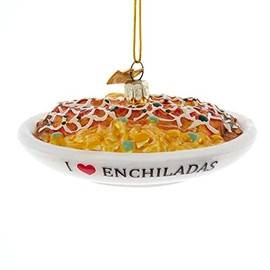 5-Inch Noble Gems™ Glass I Love Enchiladas Ornament