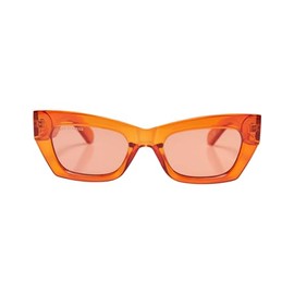 Urban Classics Women's Sunglasses, Transparent vintage orange