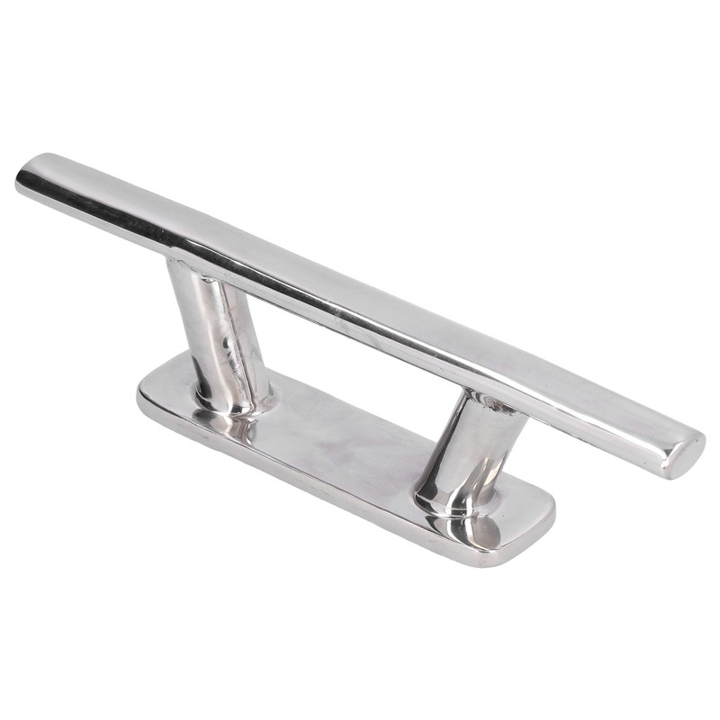 200mm/8in Stainless Steel Mooring Cleat Elliptical Tube Type Dock Deck