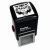 Fierce Tiger Face Self-Inking Rubber Stamp Ink Stamper - 1