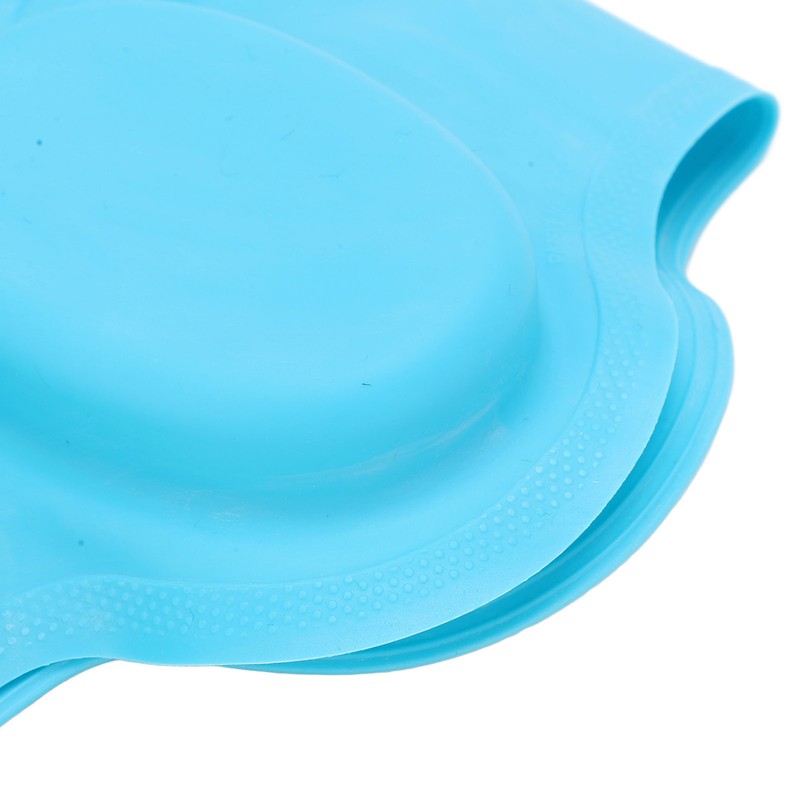 High Elasticity Children Silicone Swimming Cap 3D Ear Protection Swimming