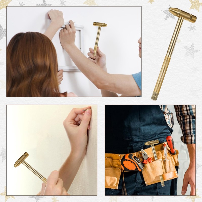 6 in 1 Small Hammer, Metal Mini Hammer Portable Multitool