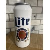 Miller Lite Beer 16 oz Aluminum Can Drinking Cup Glass