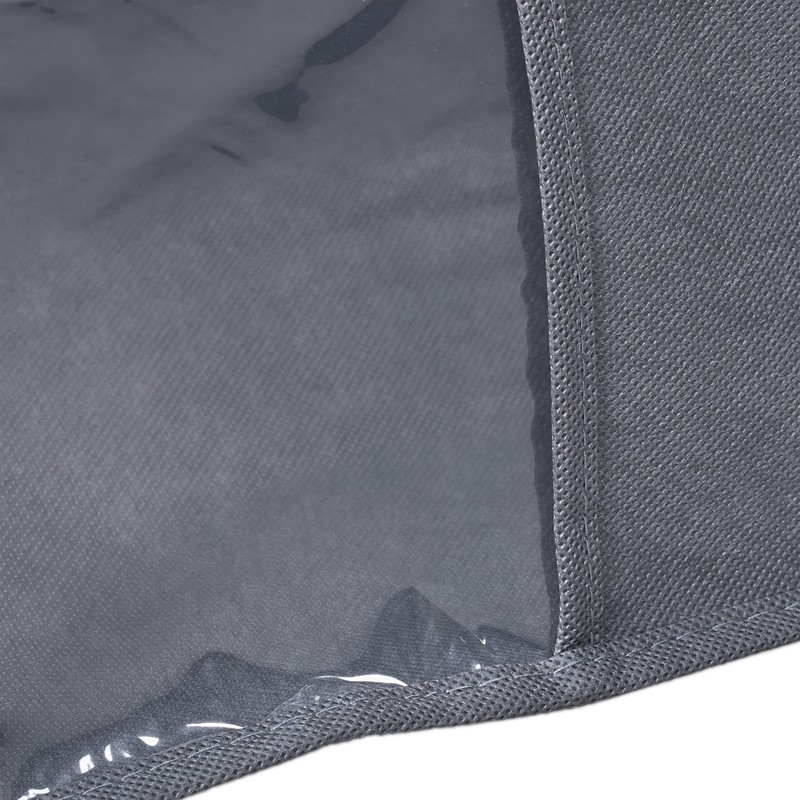 Relaxdays Zipped Storage Bag, Bedding and Clothes, Underbed Storage Bag,