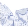 Leg Avenue Mini Guantes de satén recortados para Mujer, Blanco,