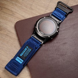 Nylon Watch Strap Compatible with Garmin, Sports Strap for Fenix/Forerunner/Vivoactive/Approach/MARQ/Quatix/D2 Series, Robust Replacement Strap for Men