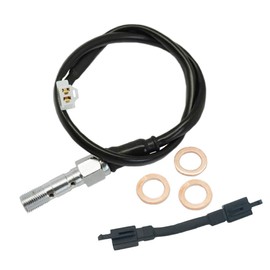 M10 x 1.00mm Double Banjo Bolt Brake Light Switch Fit Universal Motorcycle Front Brake Clutch Master Cylinder Hydraulic Pump Brake Calipers